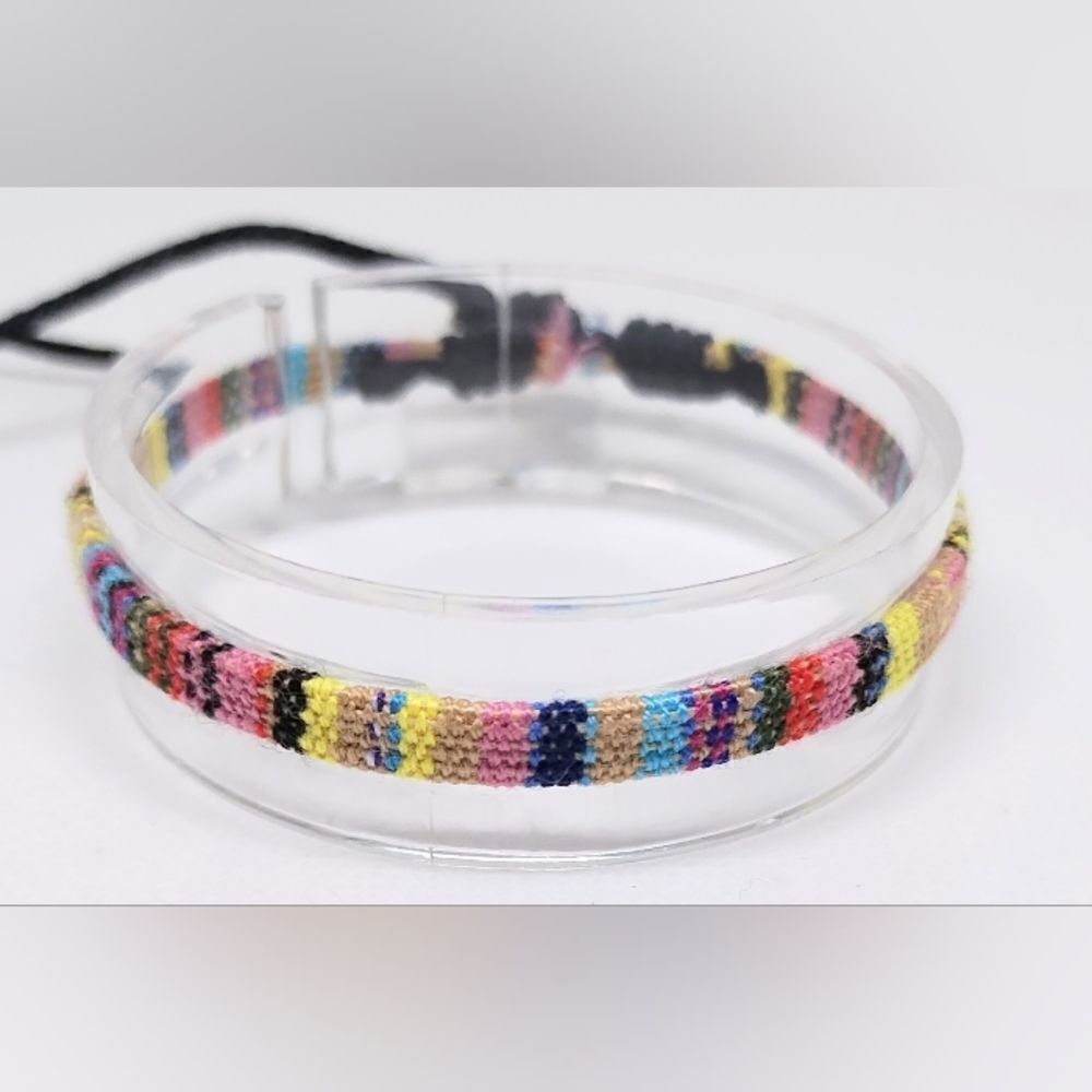 Men's bracelet‎ striped punk new Bohemian new e38